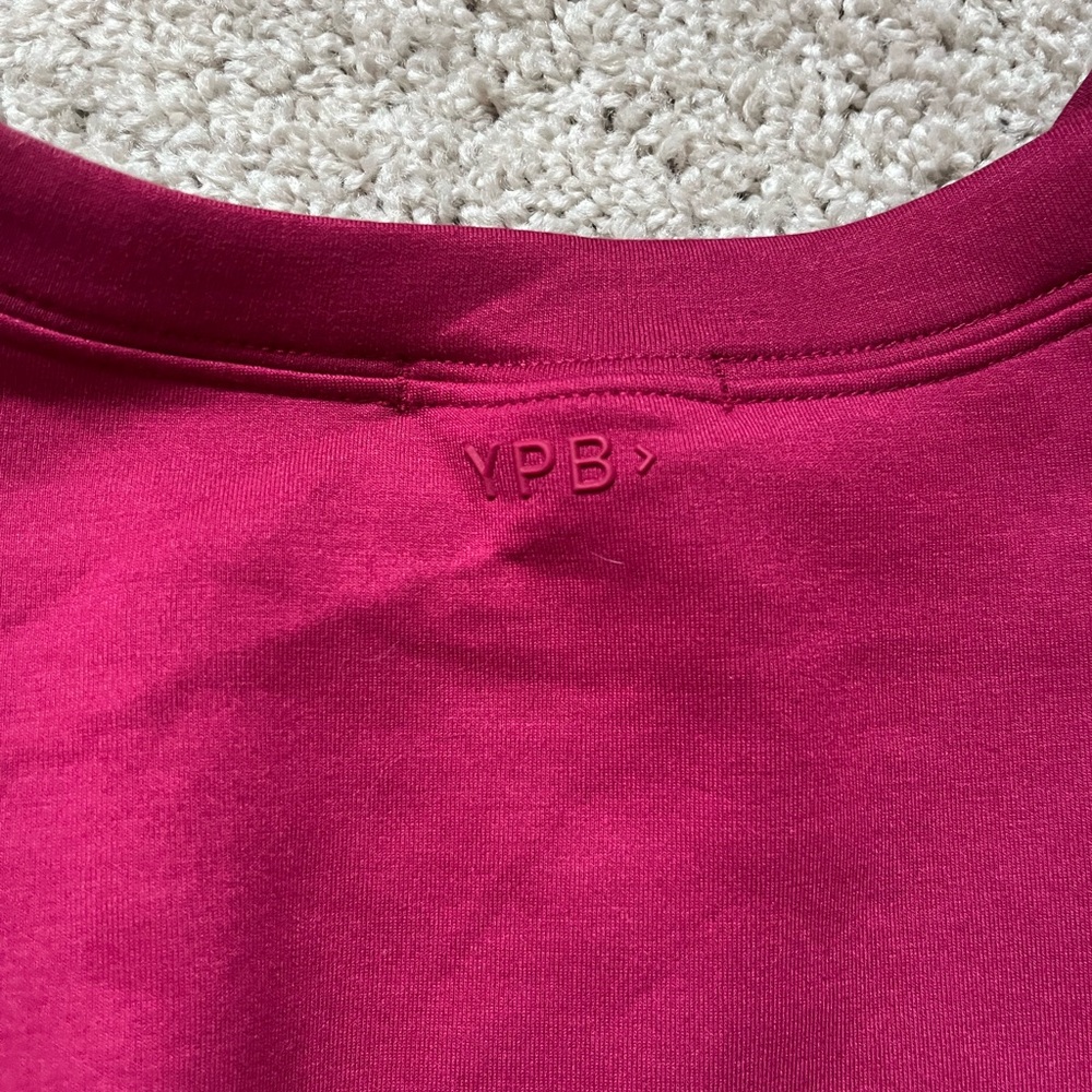 Abercrombie & Fitch Burgundy Sweatshirt with White Stripes - Picture 4 of 9